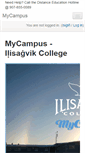 Mobile Screenshot of mycampus.ilisagvik.edu