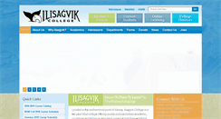 Desktop Screenshot of ilisagvik.edu